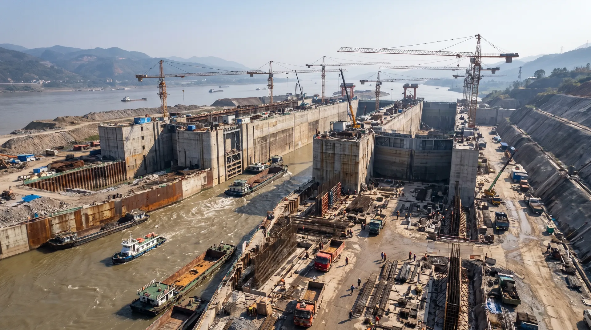 中国正在建设世界上最大的长江门户