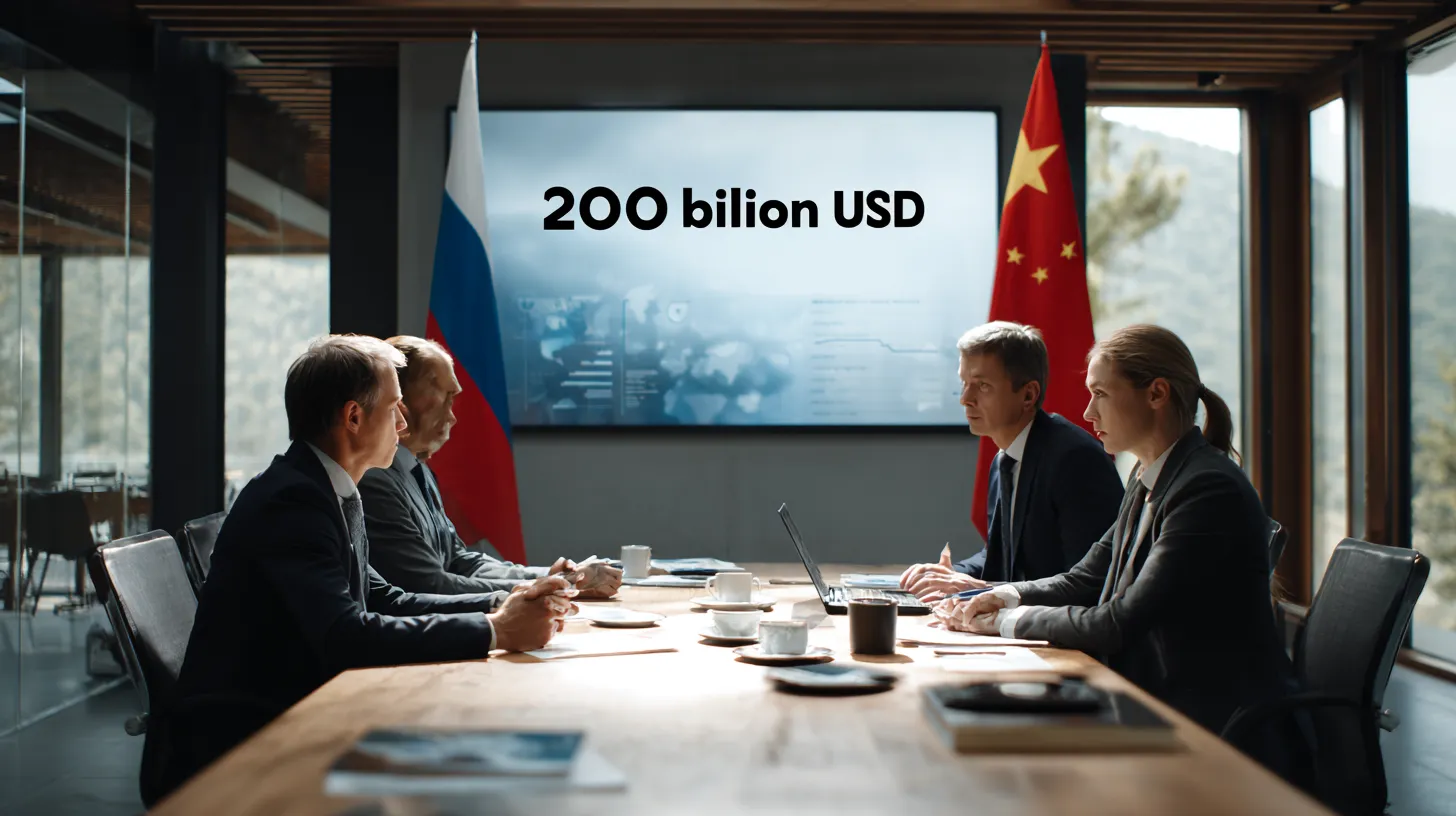 俄罗斯和中国正在考虑价值超过2000亿美元的投资项目。
